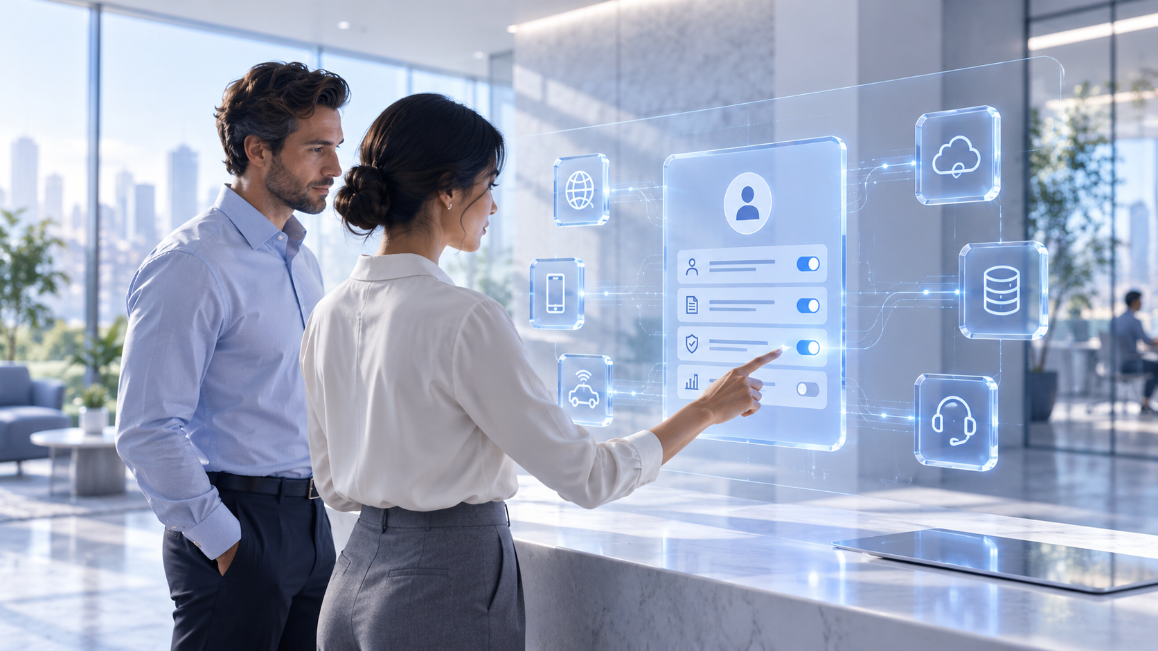 Clear information about how data is used and managed.